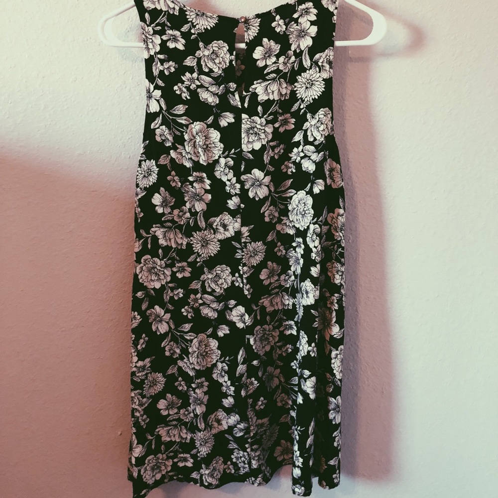 Forever 21 Black & White Floral Dress